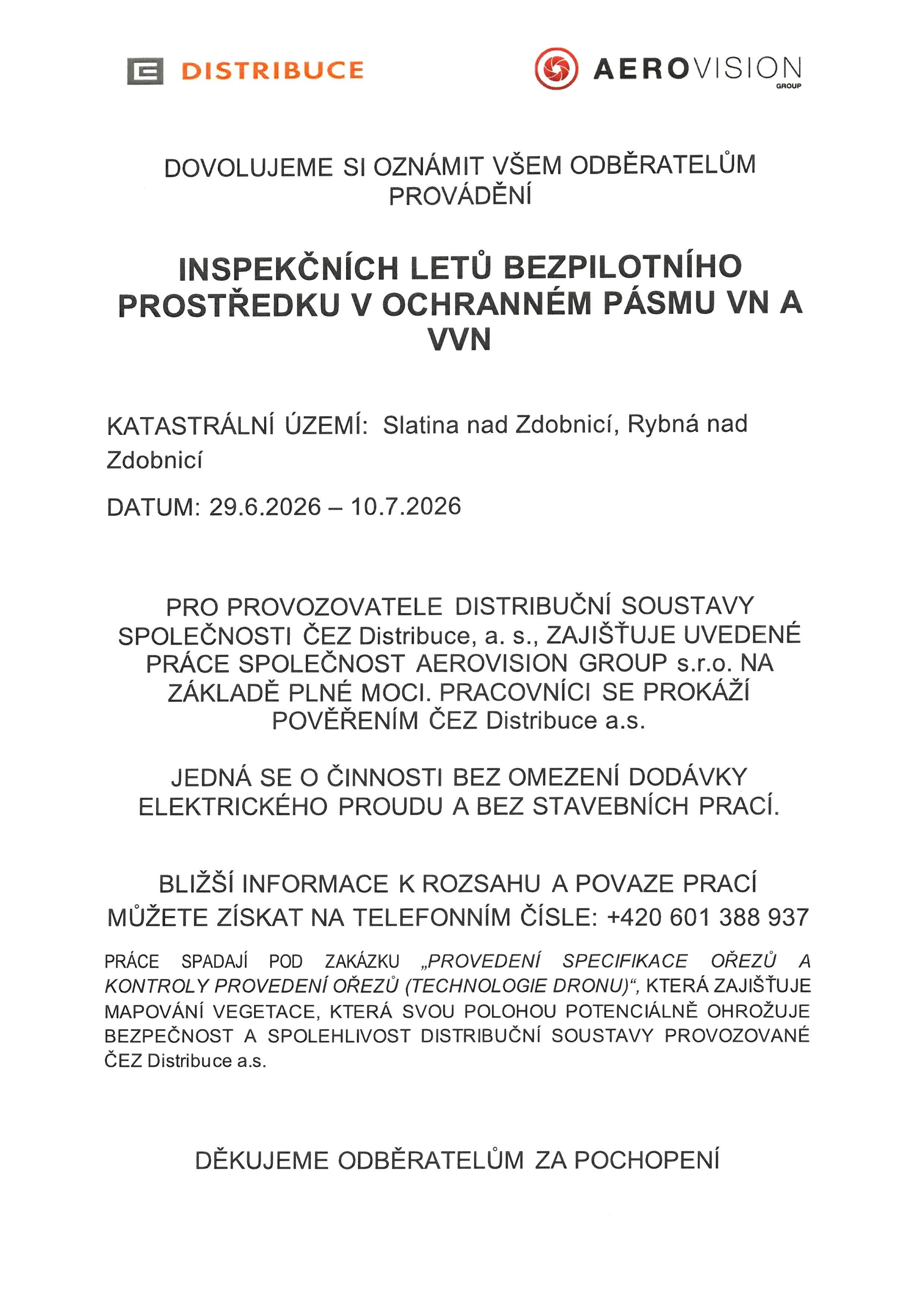 DRONY ČEZ Distribuce...