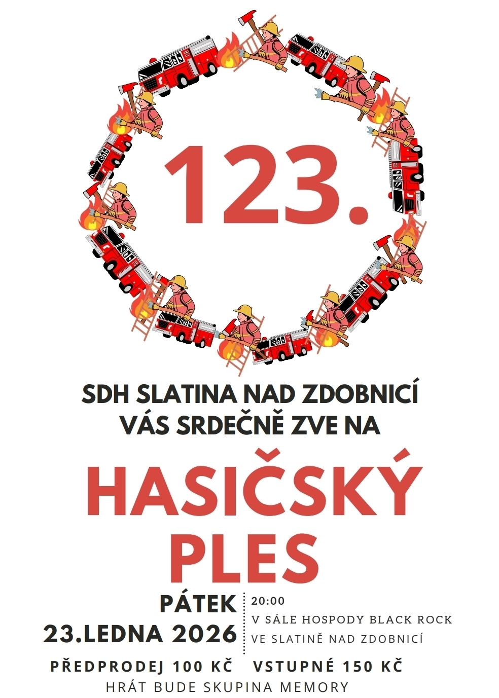 123. HASIČSKÝ PLES