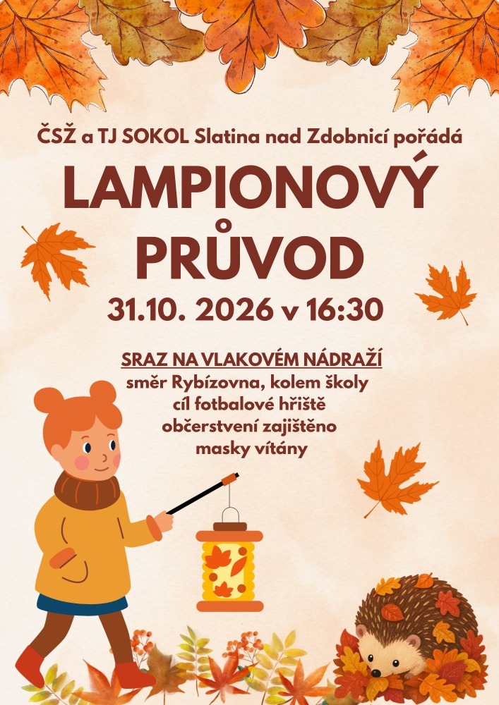 Lampionový průvod ve Slatině!