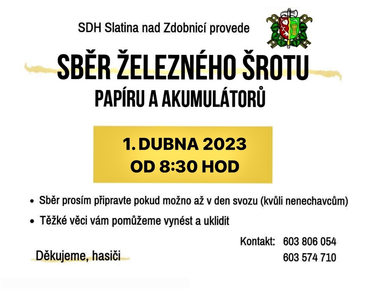 Sběr železného šrotu